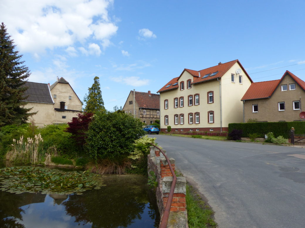 3. Dorfteich mit verdecktem Denkmal Nr. 17