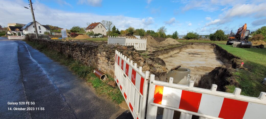 Die Medienerschließung hat begonnen